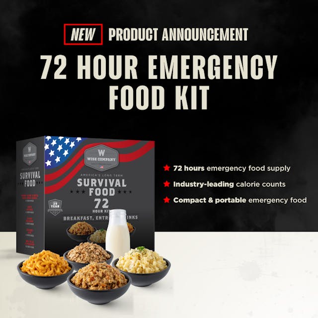 Wise Food Storage Launches New 72 Hour Emergency Food Kit