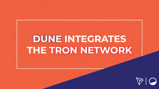 Dune Integrates TRON Network, Joins HackaTRON Season 6 as a Partner