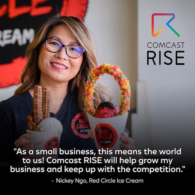 Comcast RISE Program Awards 100 Houston Small Businesses with Grant Packages