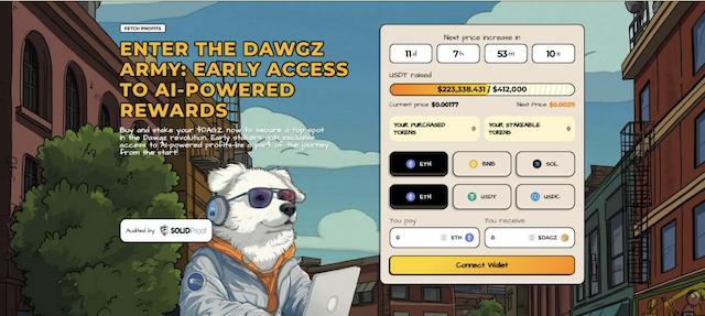 Dawgz AI Token ($DAGZ) Introduces AI Trading Bot with Personalized Recommendations