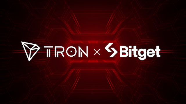 Bitget Announces Strategic Collaboration with TRON Blockchain