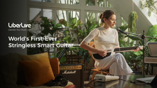 LiberLive Launches Revolutionary C1 Stringless Smart Guitar