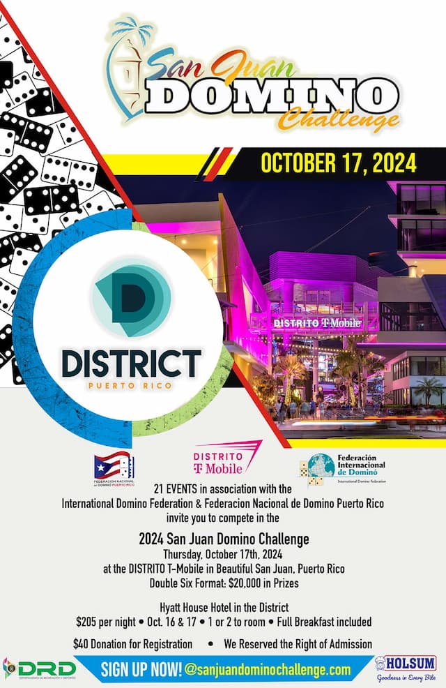 Exciting Domino Challenge Set for San Juan, Puerto Rico in October 2024