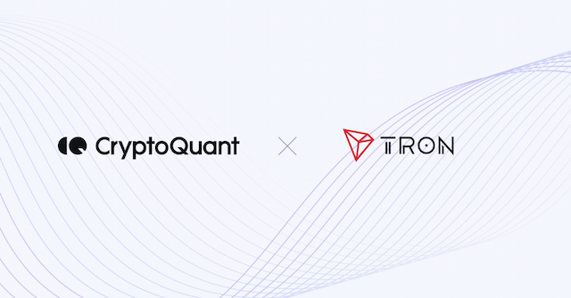 CryptoQuant Integrates TRON Data to Empower Users with Enhanced Blockchain Analytics