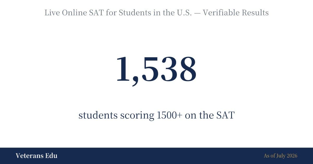 Veterans Edu Launches US-Friendly SAT Classes for Korean Students