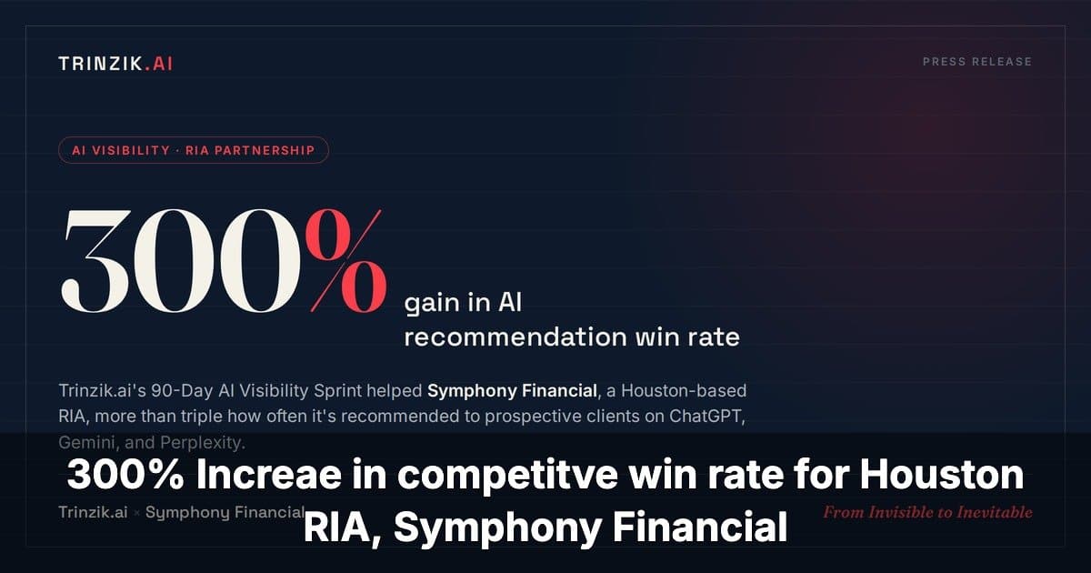 Trinzik Partnership Boosts RIA Win Rate by 300%
