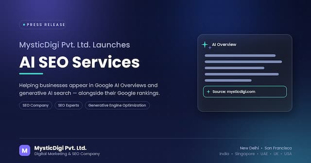 MysticDigi Launches AI SEO Services to Boost Visibility in Google AI Overviews