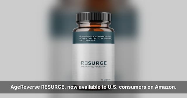 AgeReverse Brings RESURGE to U.S. Market via Amazon and ECRM