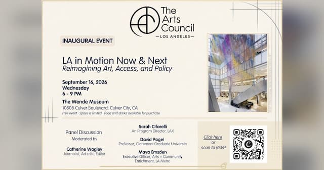 Arts Council of LA Launches as Independent Nonprofit, Unveils Inaugural Event