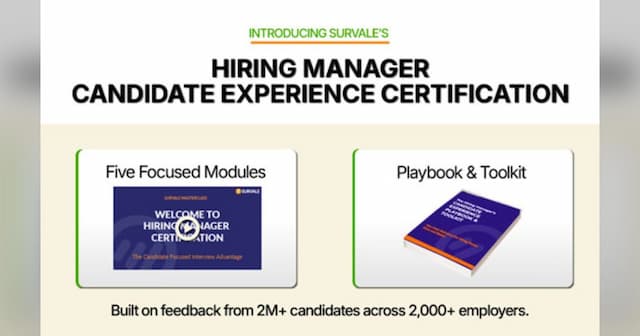 Survale Launches Hiring Manager Candidate Experience Certification