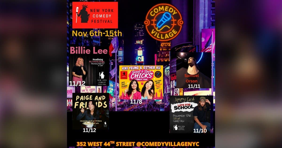Comedy Village Returns to New York Comedy Festival for Third Year