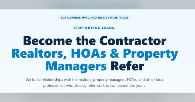 Get Referrers Launches Referral Lead Generation Platform for Contractors