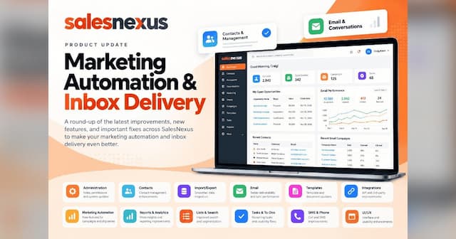 SalesNexus Unveils Major Update for Email Deliverability and CRM