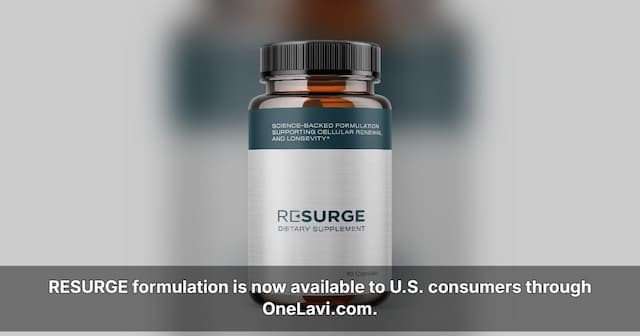 AgeReverse Expands RESURGE Longevity Supplement to OneLavi.com