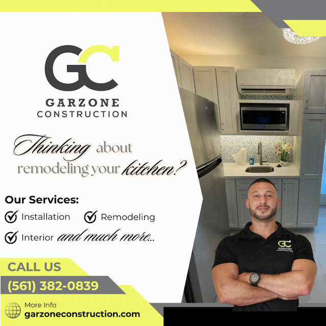 Transform Your Pompano Beach Kitchen with Garzone Construction's Expert Remodeling Services