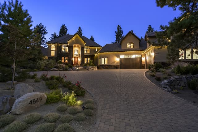 Luxury Home in Montreux Neighborhood Offers Privacy and Elegance
