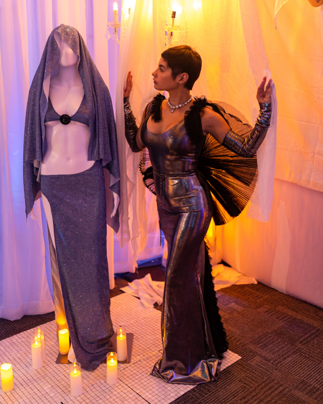 Mosaicist Inc. Sponsors 'The Blue Dress' Art Installation at Space Blue Lunaprise Launch Gala