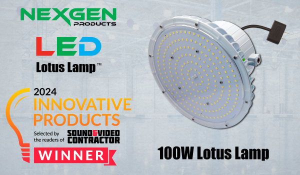 100W Lotus Lamp Triumphs at 2024 Innovative Product Awards