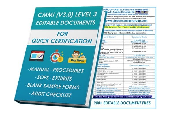 Globalmanagergroup.com Launches Updated Documents Kit for CMMI Version 3.0