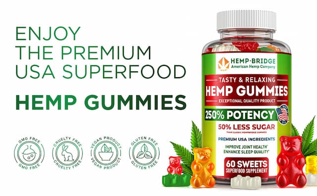 Hempbridge Introduces Hemp Gummies 50mg: Brain, Physical Health, and Mood Benefits