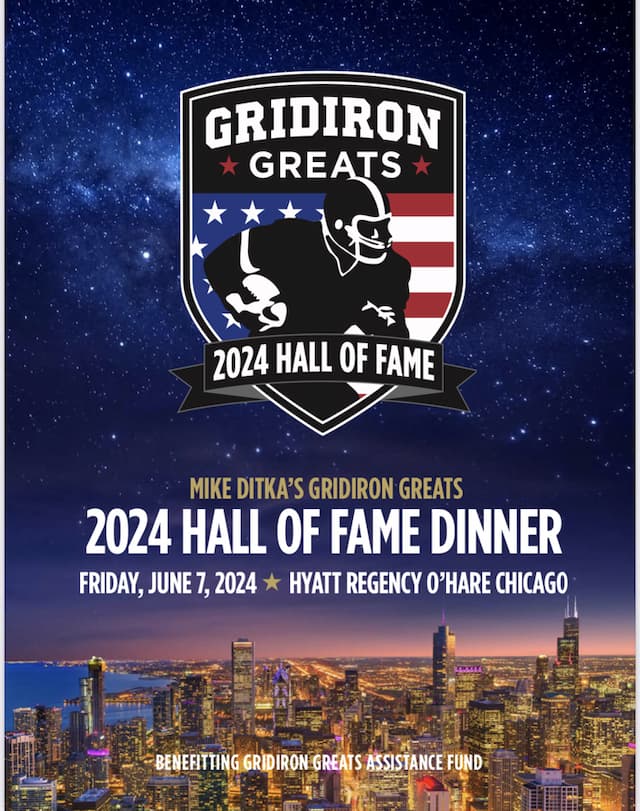 Gridiron Greats to Host 13th Annual Mike Ditka's Hall of Fame Gala in Chicago
