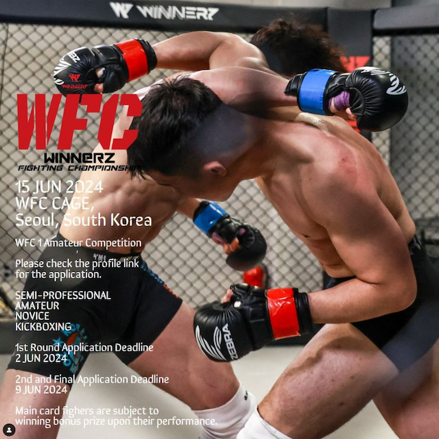 Winnerz Fighting Championship (WFC) Launches WFC1 MMA League at Winnerz Sports Center in Seoul