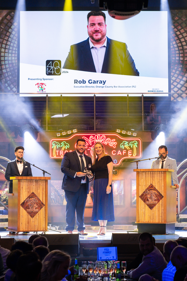 Rob Garay Honored as 2024 40 Under 40 Award Recipient by Orlando Business Journal