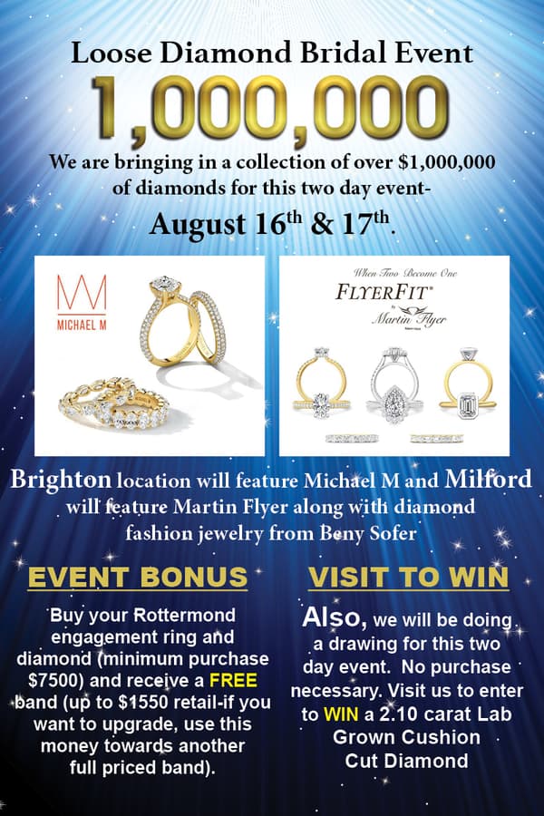 Discover Exquisite Jewelry at Rottermond Jewelers' Exclusive Michigan Event