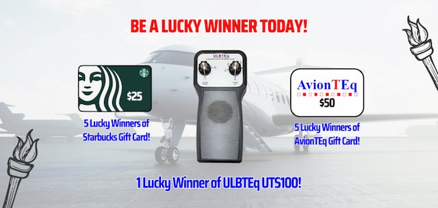 AvionTEq Launches ULBTEq UTS100 ULB Tester Olympic Raffle