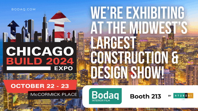 Bodaq Finishes to Showcase Latest Interior Film Innovations at Chicago Build Expo 2024