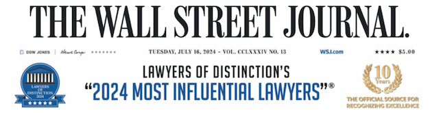 Philip W. Boesch, Jr. Receives 2024 Lawyers of Distinction Award for Most Influential Lawyers