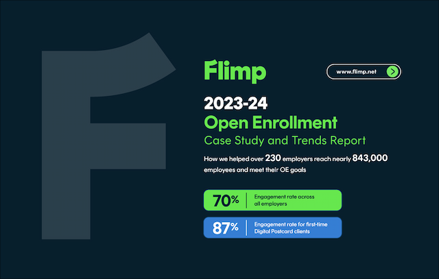 Flimp Announces 70% Average Engagement Rate in Open Enrollment Campaigns