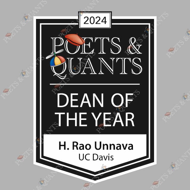 H.Rao Unnava Named Poets&Quants' Dean of the Year for 2024