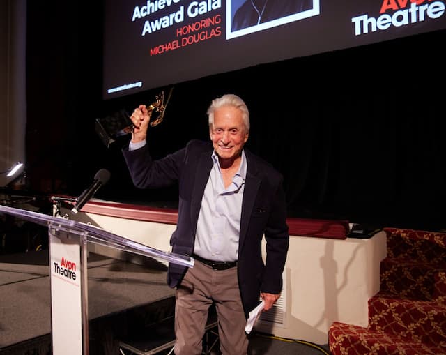 Academy Award-winning Actor Michael Douglas Honored at Avon Theatre Gala