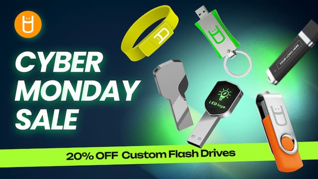 Exclusive Cyber Monday Sale: 20% Off Custom USB Flash Drives