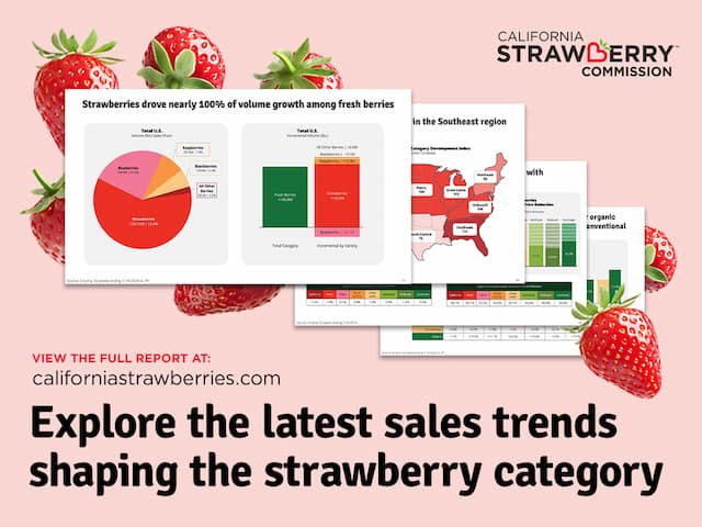 California Strawberry Commission Reveals 2024 State of the Strawberry Category Report