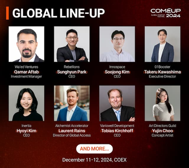 Global Startup Festival COMEUP 2024 to Feature Leading Innovation Figures