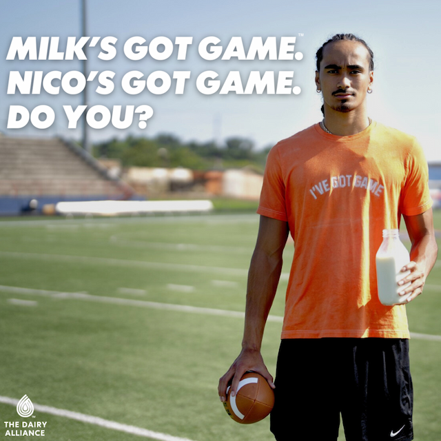 University of Tennessee Quarterback Leads Milk's Got Game Campaign