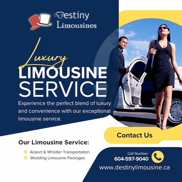 Destiny Limousine Ltd. Launches Premium YVR to Whistler Transportation Service