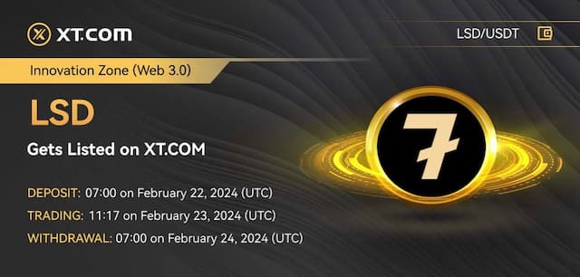 XT.COM Lists LSD(L7 Finance) on Its Socially Infused Trading Platform