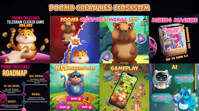 Comet Space Launches Poomb Creatures: The New Standard in Blockchain Gaming