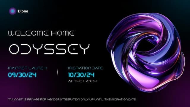 Dione Protocol Launches Odyssey Blockchain with Renewable Energy Commitment