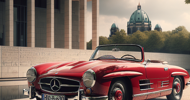 1958 Mercedes 300 SL Roadster Showcased at DFW Car & Toy Museum