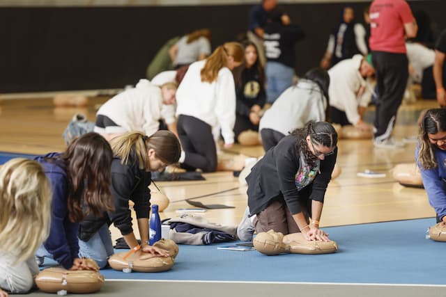 American Heart Association and Chicago Bears Bring CPR Training to IHSA Girls Flag Football State Finals