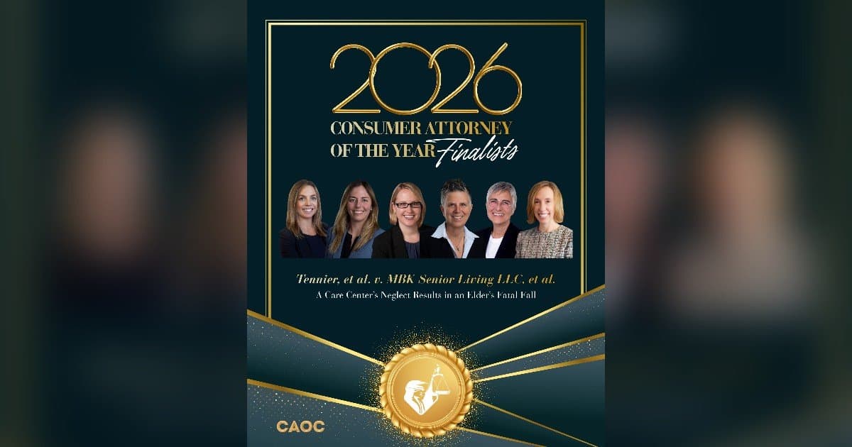 Six Attorneys Named Finalists for 2026 Consumer Attorney of the Year